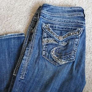 Silver Suki Jeans